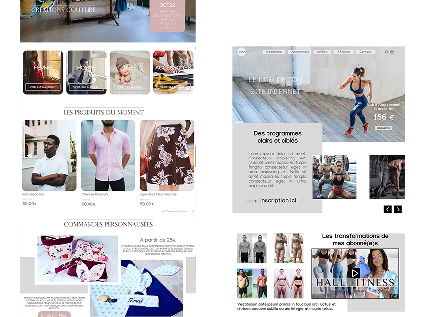 Site internet exemple